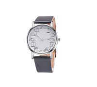 Orologio da polso analogico al quarzo, design in lega di pelle, da uomo, digitale, con gatto