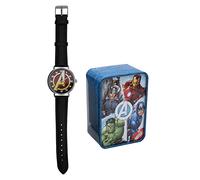 Orologio da polso analogico al quarzo per bambini, 25 cm, personaggio Avengers, con cinturino regolabile, quadrante rotondo, regalo ideale per bambini dai 4 anni in su, Avengers, Classico