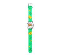 Orologio da polso analogico carino per bambini con motivo al quarzo per bambini, Verde, misura unica