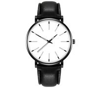 Orologio da polso analogico da donna, in acciaio inox, alla moda, sportivo, con data, al quarzo, da uomo, bianco, misura unica