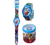 Orologio da polso Avenger Marvel orologio analogico per bambini in scatola di latta