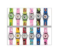 Orologio Da Polso Bambino Cassa In Acciaio Con Cinturino Gommato In Scatolina Regalo - Soggetti Assortiti
