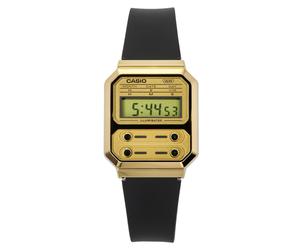 Orologio da polso Casio A100WEFG-9A al quarzo Quadrante Oro Digitale unisex
