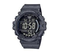 Orologio da polso CASIO uomo al quarzo sportivo bracciale e cassa in resina di colore grigio display analogico nero - AE-1500WH-8BVEF