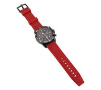 Orologio da Polso Casual Ma da Polso, Orologio in Quarzo Multifunzionale Robusto Brillantemente Elegante per gli Uomini per Casual (nero rosso)