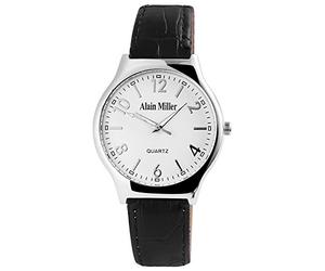 OROLOGIO DA POLSO Classico ALAIN MILLER semplice ed elegante,stile Vintage UOMO!