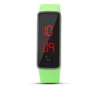 Orologio da polso con display elettronico digitale a 12 ore con cinturino in silicone e LED SZRH AC-