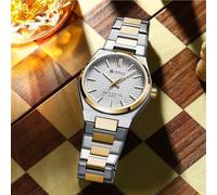 Orologio Da Polso Curren 8439 Uomo Analogico Quarzo Business Bicolore Silver Acc