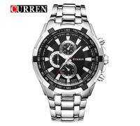 Orologio Da Polso Curren Uomo Acciaio Analogico Quarzo Moderno Fashion Casual NR
