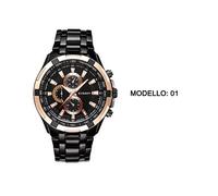 Orologio Da Polso Curren Uomo Analogico Quarzo Moderno Fashion Casual Vari Color