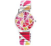 Orologio da polso da donna colorato, verde, arcobaleno, nero, originale, con cinturino a tracolla, orologio da donna colorato straordinario, stile Raptor, alla moda, bianco, rosso, arancione