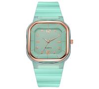 Orologio da polso da donna con quadrante al quarzo, cinturino in silicone, per uomini e donne, per studenti, I, misura unica