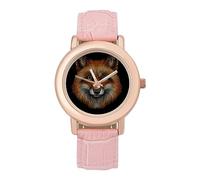 Orologio da polso da donna con ritratto a colori con testa di volpe, regalo per compleanni e San Valentino, Stile:, regular, MHXYZHW