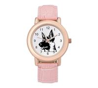 Orologio da polso da donna con testa di pastore tedesco, alla moda, idea regalo per compleanni, San Valentino, Stile:, regular, MHXYZHW
