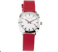 Orologio da polso da donna Mondaine MSL.31110.LCV Petite Cushion vetro zaffir...