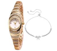 Orologio da polso da donna ovale temperamento piccolo orologio alla moda donna cinturino in lega orologio catena moda orologio da campeggio orologi da uomo, GD2., misura unica