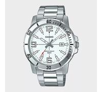 Orologio da polso da uomo al quarzo CASIO MTP-VD01D-7B | Quadrante bianco,...