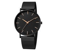 Orologio da polso da uomo, alla moda, con data, sportivo, analogico, in acciaio inox, che ti dice l'ora