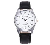 Orologio da polso da uomo in pelle al quarzo da uomo e da uomo