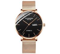 Orologio da polso da uomo, stile vintage, giapponese, automatico, automatico, meccanico, con zaffiro, calendario, settimanale, luminoso, impermeabile, in acciaio milanese o cinturino in vera pelle