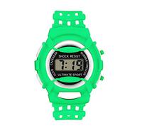 Orologio da polso digitale analogico LED sportivo per ragazze bambini orologio elettronico per ragazze 6-12, Verde, misura unica