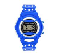 Orologio da polso digitale elettronico LED analogico bambini ragazze sport orologio ragazzi, Blu, misura unica