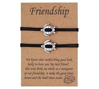 Orologio da polso digitale, impermeabile, tessuto a mano, a forma di tartaruga, per uomo e donna, per lui, Taglia unica, Metallo, Nessuna pietra preziosa