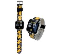 Orologio da polso digitale Pikachu per bambini con schermo quadrante a led e cinturino in silicone
