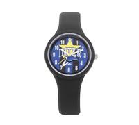 Orologio da Polso FC INTER, da bambino o donna 34mm, taglia unica, nero con quadrante blu e nero biscione