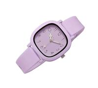 Orologio da polso in silicone, impermeabile, tinta unita, da donna, per compleanni, esami, pendolari, mamma, fidanzata, ragazza, casual, alla , per tutti i giorni, Viola, Refer to description