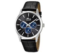 Orologio Da Polso Lotus Uomo Nero Analogico 18576/6 Cinturino In Pelle UL18576/6