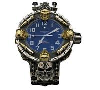 Orologio da polso misterioso con teschio e proiettile proibito con scatola regalo - Regalo di compleanno