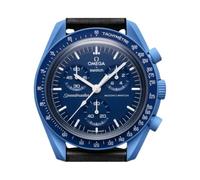 Orologio da Polso Moonswatch Omega x Swatch Mission to Neptune in Bioceramica