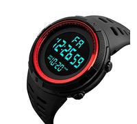 Orologio da polso per ragazzi che imparano orologio settimana sport unisex moda calendario visualizzazione data orologio sportivo, Rosso, misura unica