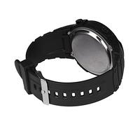 Orologio da polso sportivo da uomo, alla moda, con display LCD, cronometro, data, cinturino in gomma, bianco, misura unica