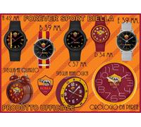 OROLOGIO DA POLSO - SVEGLIA - OROLOGIO da PARETE AS ROMA ORIGINALE LOWELL