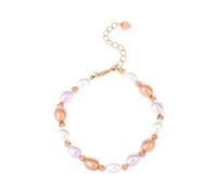 Orologio da polso tradizionale Classic Simple Bridal Layering Genuine White Freshwater Cultured Pearl Beach Bracelet for Women Teens 1 Yellow Gold Plated Small Wrist Fitness Bracciale Fitness