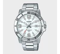 Orologio da polso uomo al quarzo CASIO MTP-VD01D-7B | Quadrante bianco, cintu...