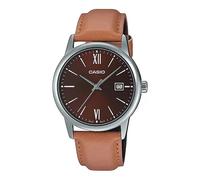 Orologio da polso uomo Casio con cinturino in pelle MTP-V002L-5B3 - Quadrante...