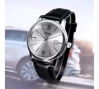 Orologio da polso uomo Casio con cinturino in pelle MTP-V002L-7B3 - Quadrante...