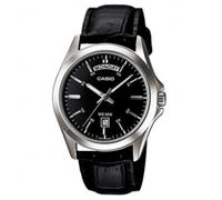 Orologio da polso uomo Casio MTP-1370L-1A in pelle 100% originale made in Japan