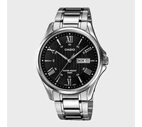 Orologio da polso uomo Casio MTP-1384D-1A - Quadrante nero classico con accia...