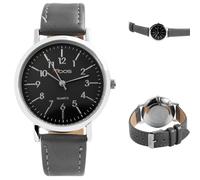 OROLOGIO DA POLSO UOMO DONNA UNISEX ANALOGICO CINTURINO IN SIMILPELLE QBOS