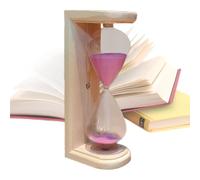 - Orologio da sabbia in legno da 15 minuti 19x9,5 cm | per il Natale del Ringraziamento | Bagni termali, spa, palestre, yoga, resistente al calore, cedro, montaggio a parete, relax
