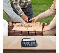 Orologio da scacchi con alloggiamento in plastica ABS portatile e design a rispa