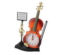 Orologio da Scrivania, Orologio da Tavolo Funzionante a Batteria Sveglia Analogica retrò Antica Sveglia Meccanica Strumento a Forma di Chitarra Piccola Sveglia per Soggiorno,