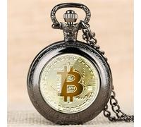 Orologio da tasca Bitcoin - Nero