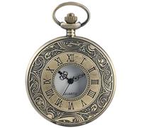 Orologio da tasca da uomo, stile vintage, orologio da, orologio meccanico da 50 g, con numerica unica, in lega, orologio multiuso per Natale, laurea, festa del papà