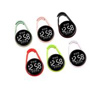 Orologio da Tasca Digitale A LED Alla Moda con Luce Notturna e Lunetta Fissa.