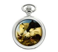 Orologio Da Tasca Herring Con Cavalli E Colombe